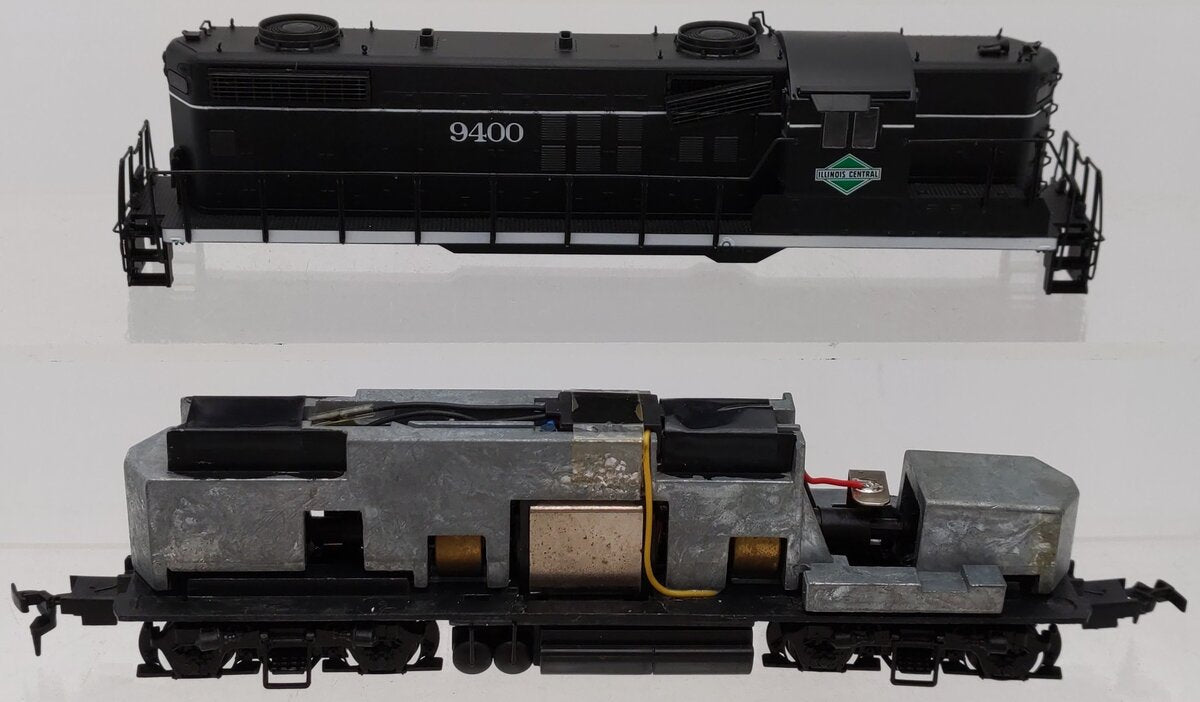Proto 2000 8844 HO Scale Illinois Central High Nose GP18 Diesel Locomotive #9400 EX/Box