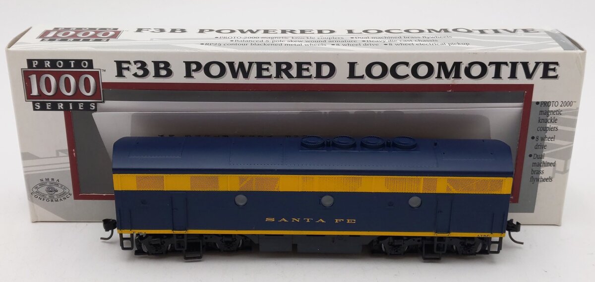 Proto 1000 23960 HO Scale Santa Fe F-3B Powered Diesel Locomotive #200B EX/Box