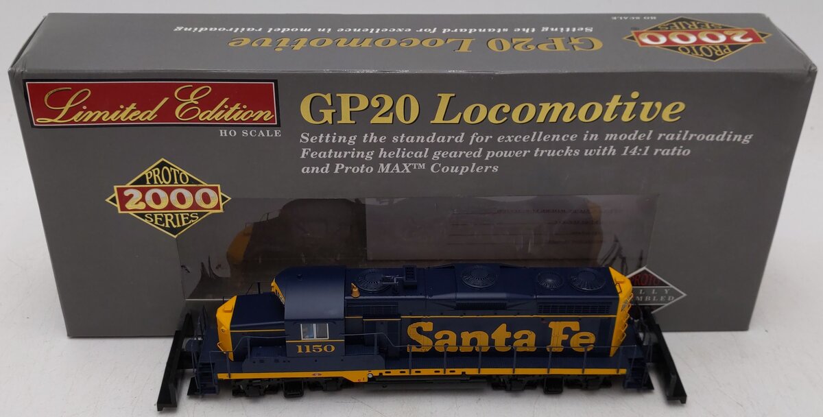 Proto 2000 920-48551 HO Scale Santa Fe GP20 Diesel Locomotive #1150 EX/Box