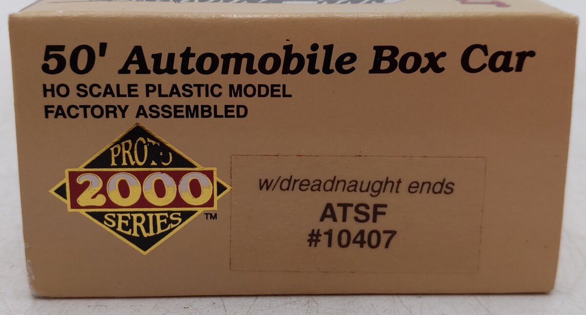 Proto 2000 10407 HO Scale ATSF Boxcar #10407 EX/Box