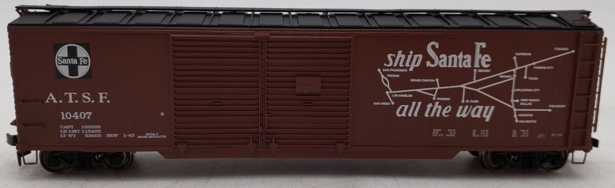 Proto 2000 10407 HO Scale ATSF Boxcar #10407 EX/Box
