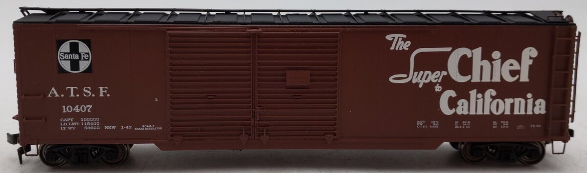 Proto 2000 10407 HO Scale ATSF Boxcar #10407 EX/Box