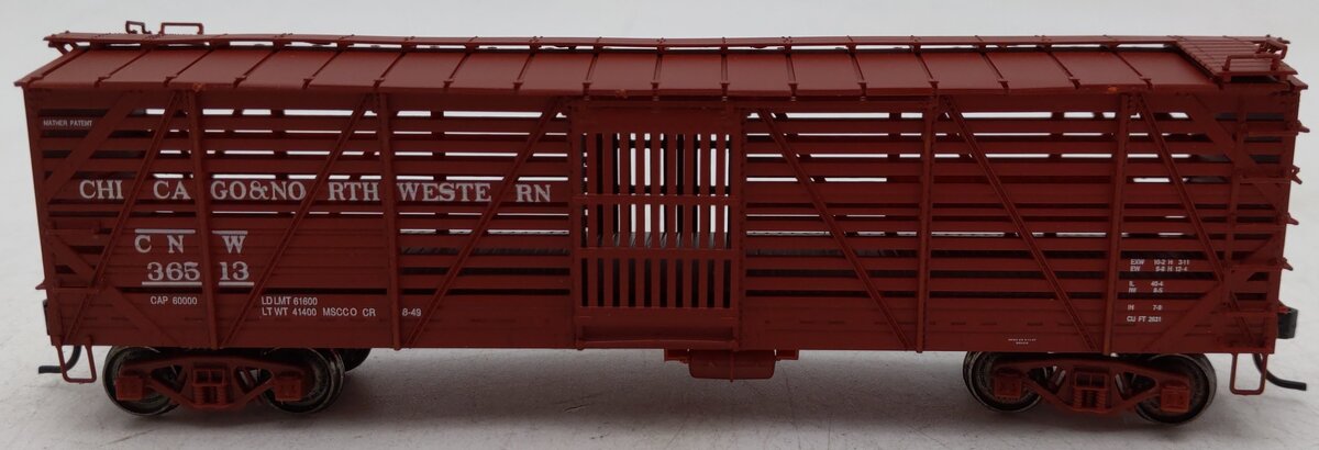 Proto 2000 36513 HO Scale CNW Mather 40' Single Deck Boxcar #36513 LN/Box