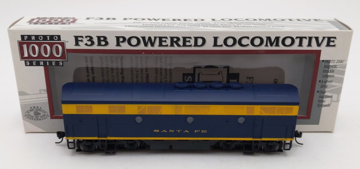 Proto 1000 23960 HO Scale Santa Fe F-3B Powered Diesel Locomotive #200B EX/Box