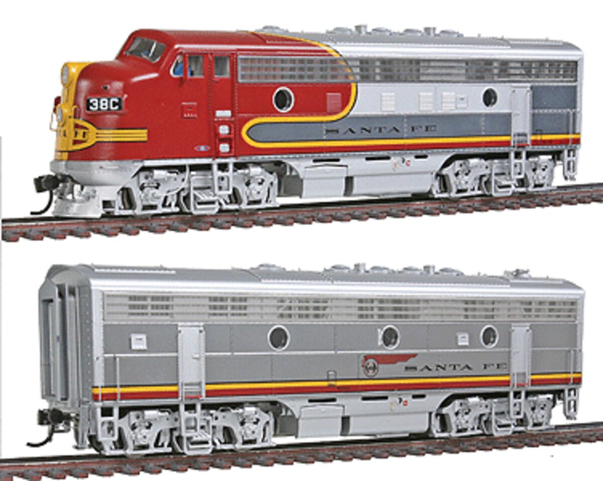 Proto 2000 920-47688 HO Scale Santa Fe Powered A&B Diesel Locomotive Set #38C MT/Box