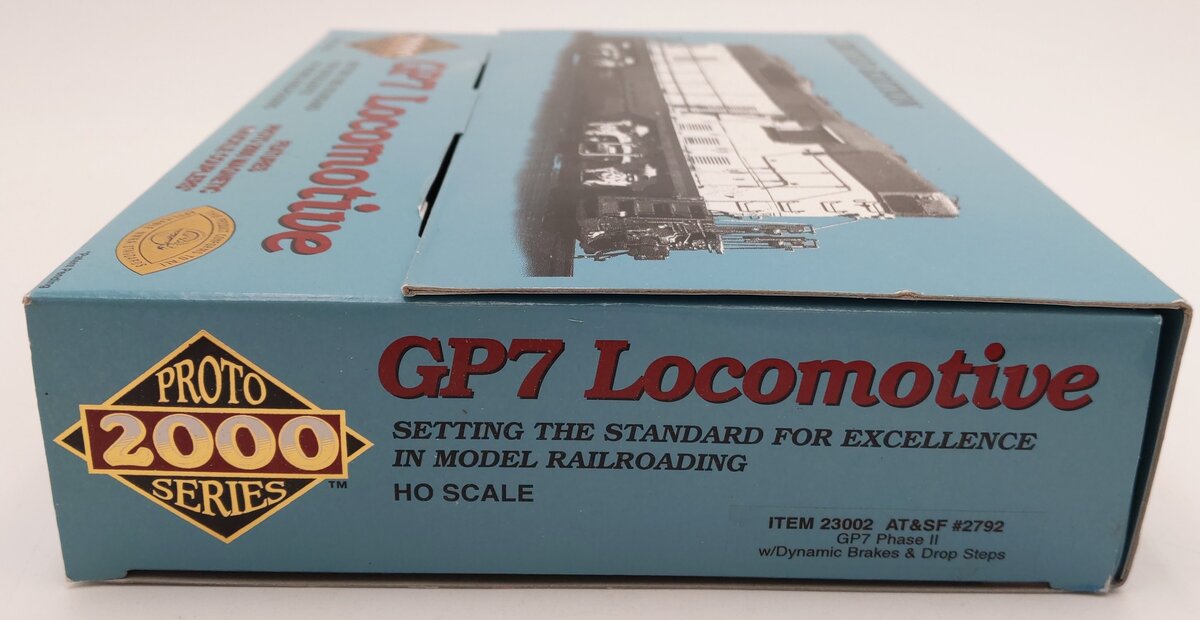 Proto 2000 23002 Life Like HO AT&SF GP7 Phase II Diesel Locomotive #2792 LN/Box