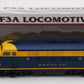 Proto 1000 8158 HO Scale AT&SF F3A Diesel Locomotive #201C EX/Box