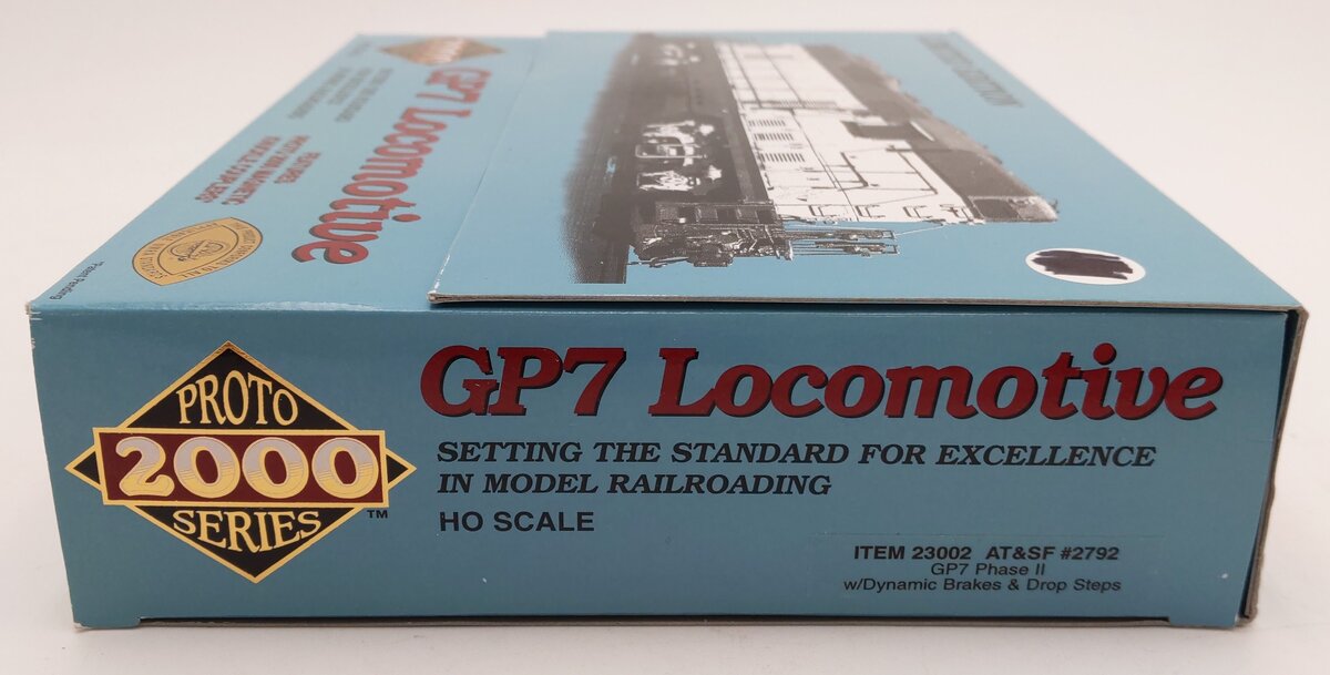 Proto 2000 23002 Life Like HO AT&SF GP7 Phase II Diesel Locomotive #2792 LN/Box