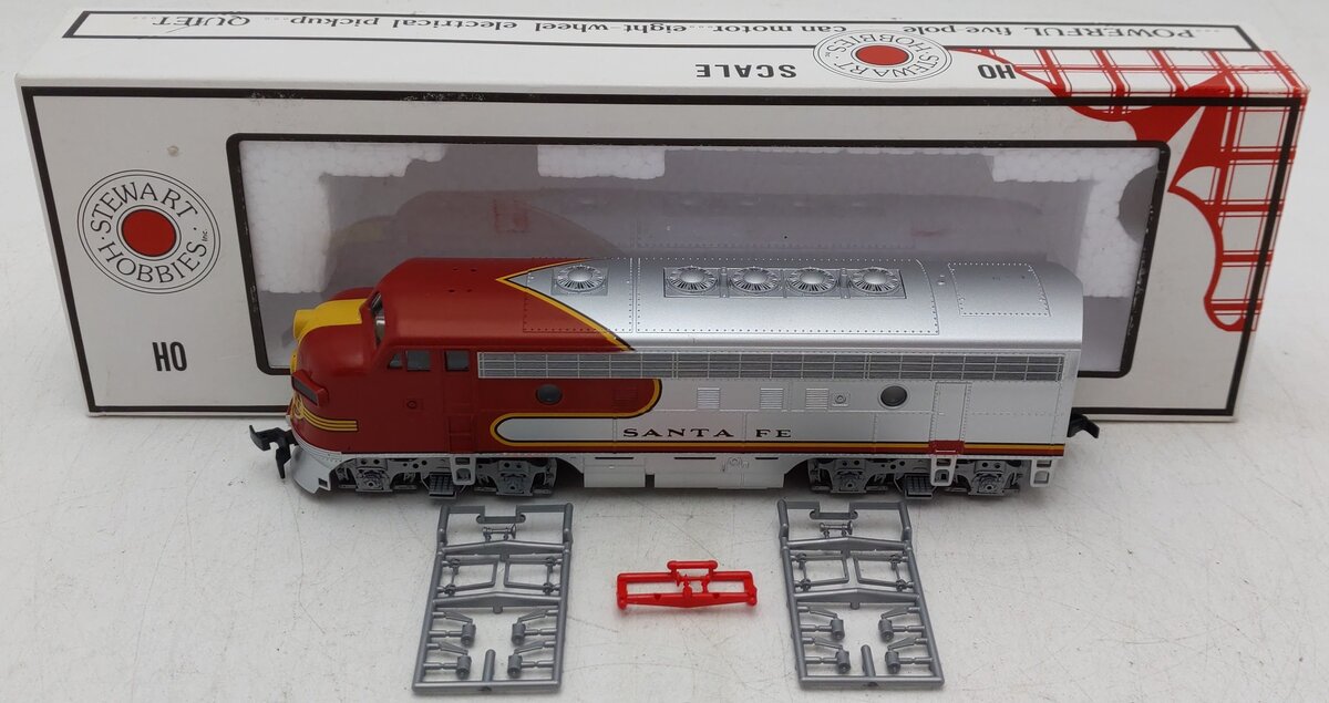 Stewart 9060 HO Santa Fe F-7A Diesel Locomotive- Phase I Early EX/Box