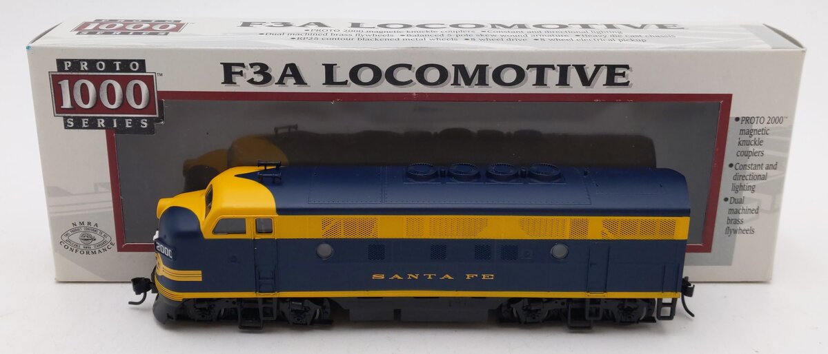 Proto 1000 8157 HO Scale AT&SF F3A Powered Diesel Locomotive #200C EX/Box