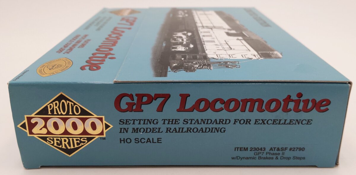 Proto 2000 23043 HO AT&SF EMD GP7 Phase II Diesel Loco w/Dynamic Brakes #2790 LN/Box