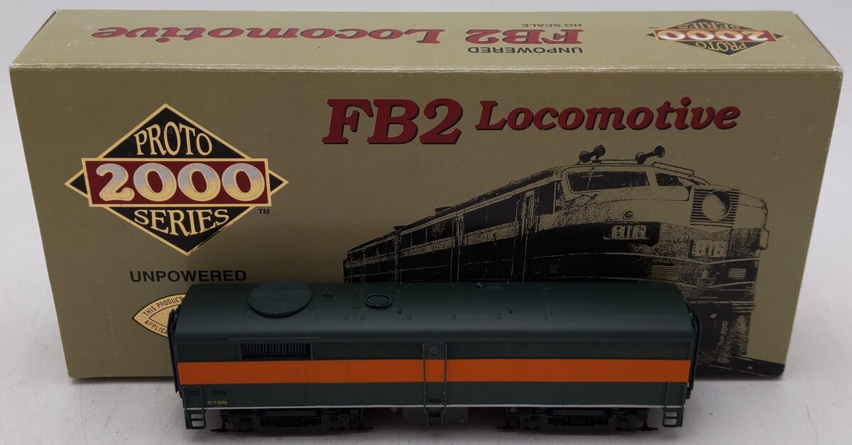 Proto 2000 8361 HO Scale Great Northern Unpowered FB2 B-Unit  #278B EX/Box