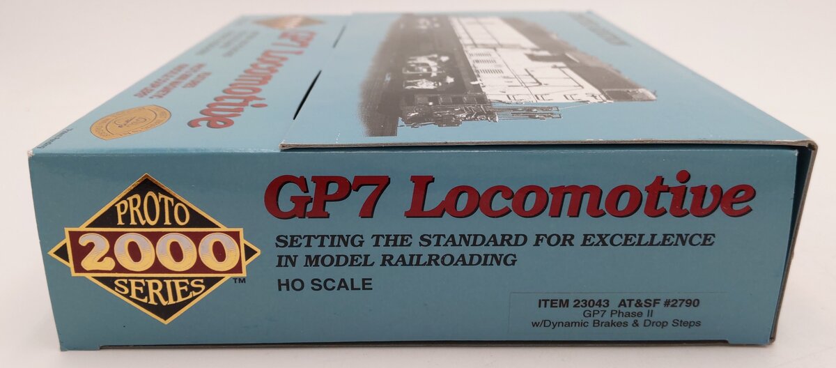 Proto 2000 23043 HO AT&SF EMD GP7 Phase II Diesel Loco w/Dynamic Brakes #2790 LN/Box