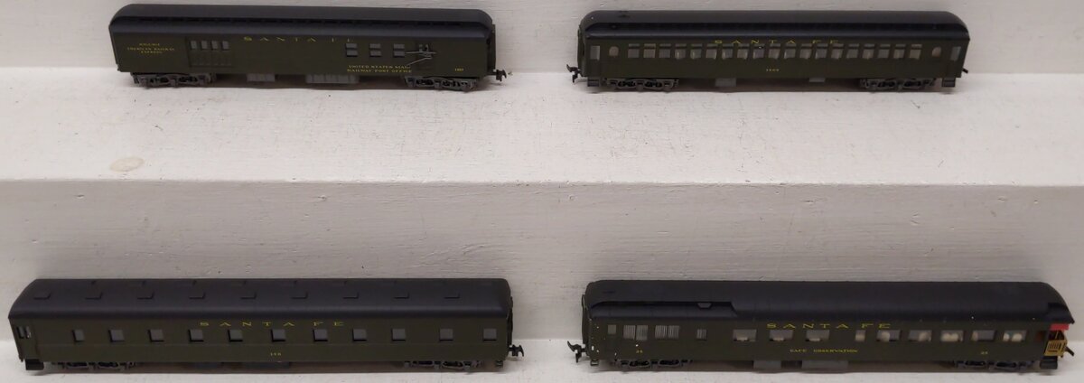 Rivarossi 6915 HO Santa Fe 4-Car Passenger Set (Set B) EX/Box