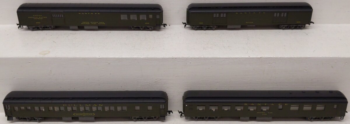 Rivarossi 6914 HO Santa Fe 4-Car Passenger Set (Set A) EX/Box