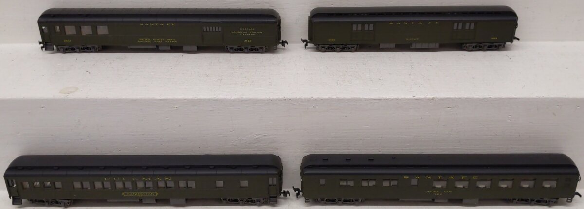 Rivarossi 6914 HO Santa Fe 4-Car Passenger Set (Set A) EX/Box