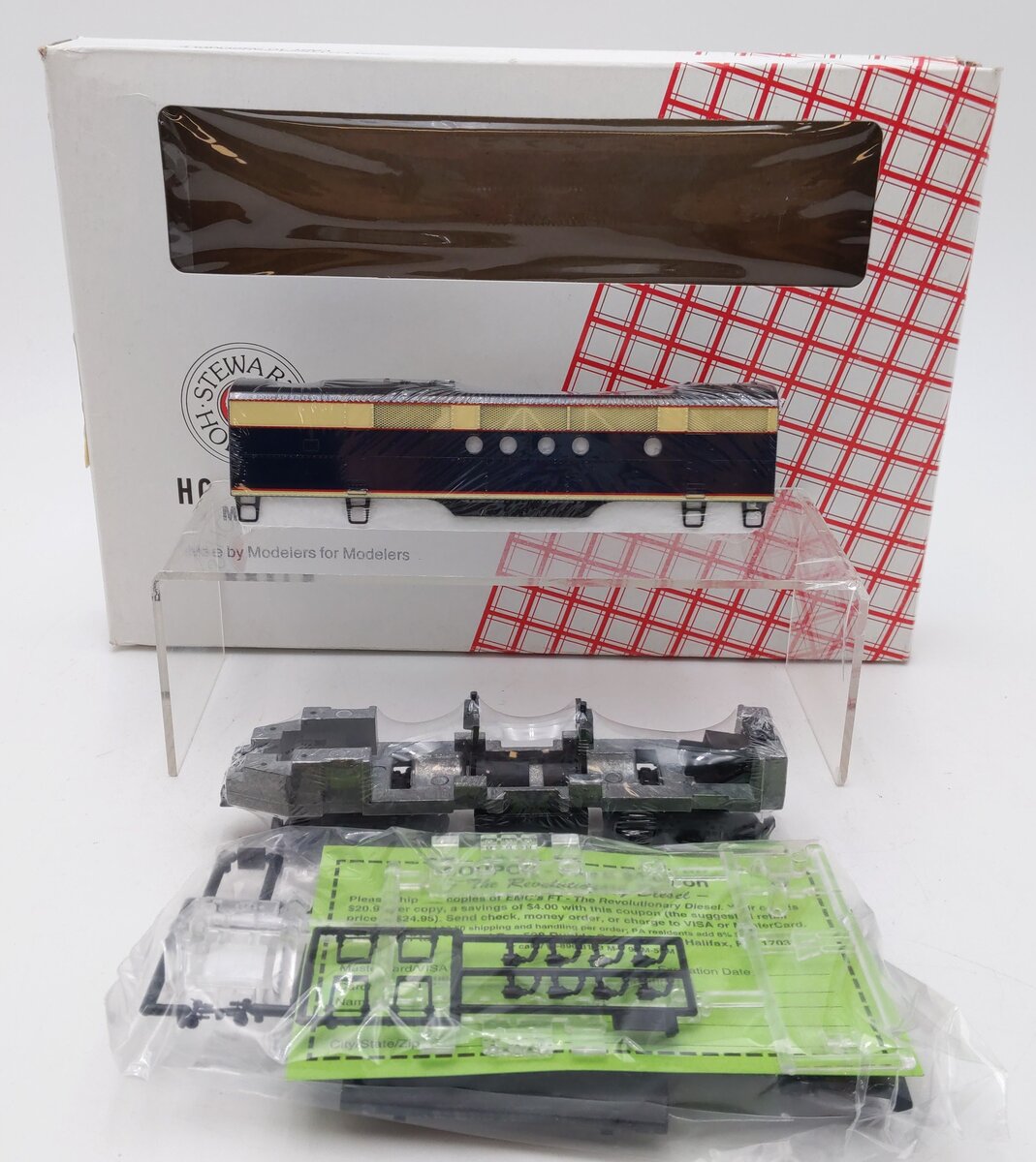 Stewart 5017 HO Santa Fe FTB Dummy Diesel Locomotive NIB