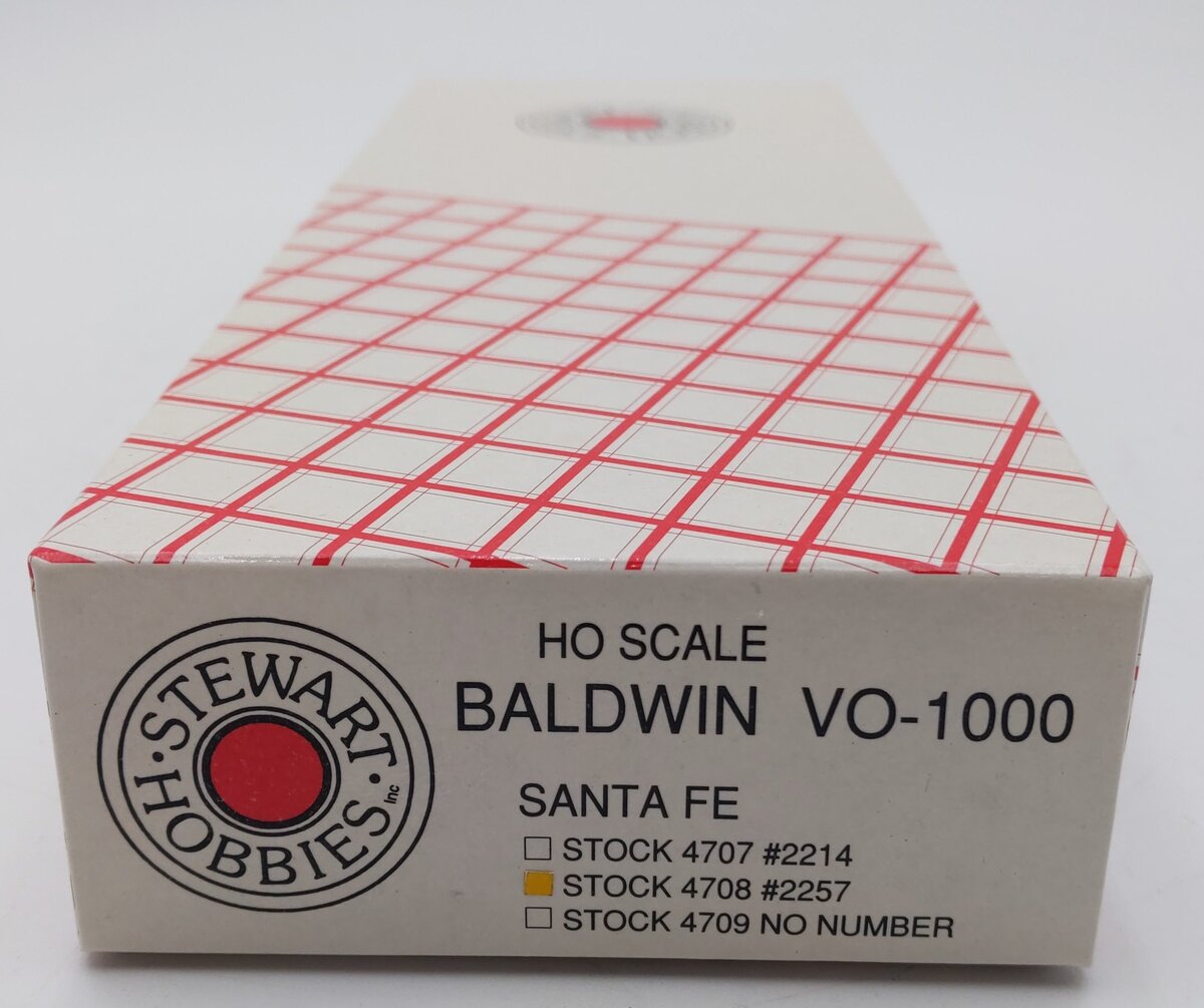 Stewart 4708 HO Scale Santa Fe Baldwin VO-1000 (A.T.S.F.) #2257 EX/Box