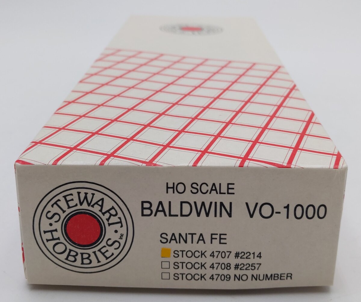 Stewart Hobbies 4707 HO Scale Santa Fe Diesel Locomotive #2214 LN/Box