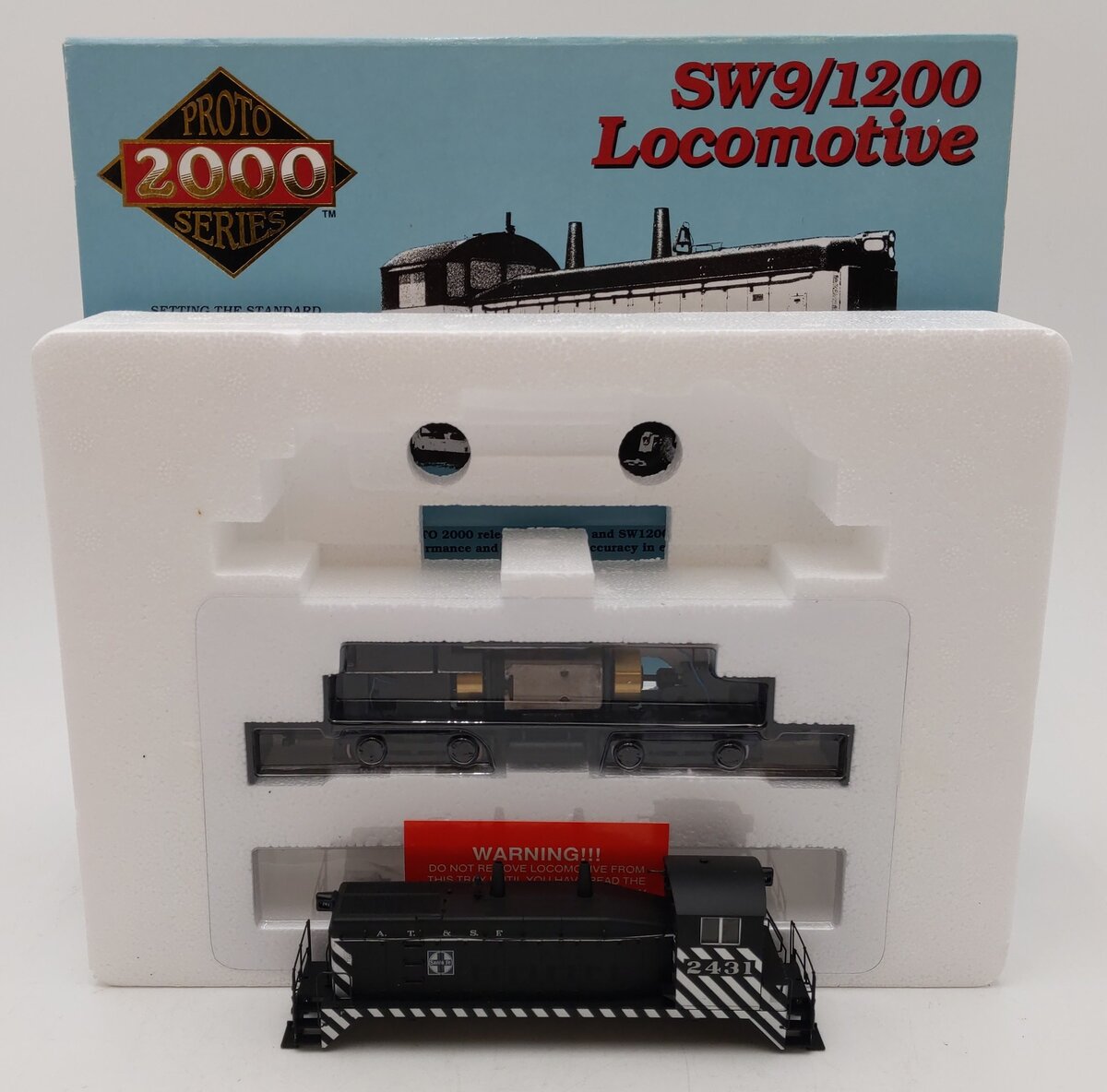 Proto 2000 8055 HO AT&SF SW9/1200 Locomotive #2431 NIB