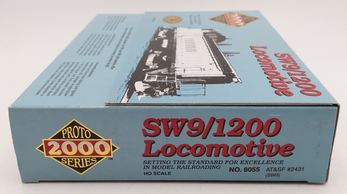 Proto 2000 8055 HO AT&SF SW9/1200 Locomotive #2431 NIB