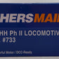 Walthers 910-10479 HO Santa Fe EMD GP9 PhII Diesel Locomotive Standard DC #733 LN/Box