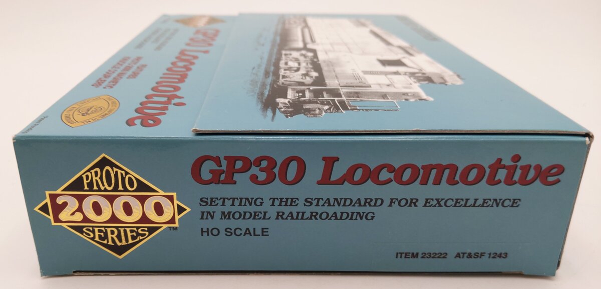 Proto 2000 23222 HO Scale ATSF GP30 Diesel Locomotive #1243 EX/Box