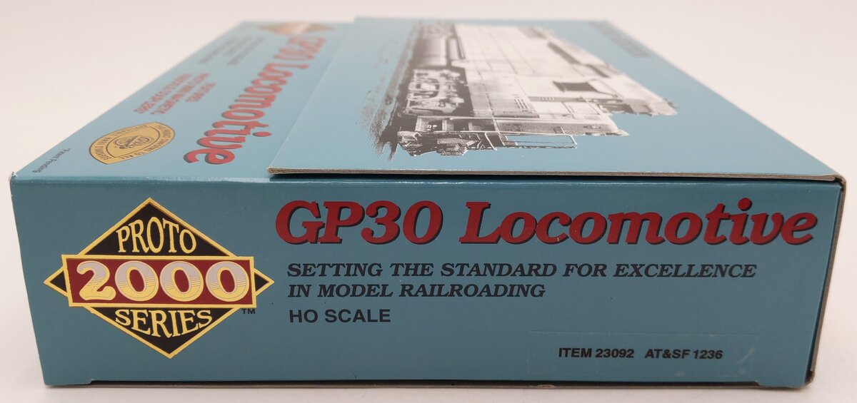 Proto 2000 23092 HO Santa Fe GP30 Locomotive #1236 LN/Box