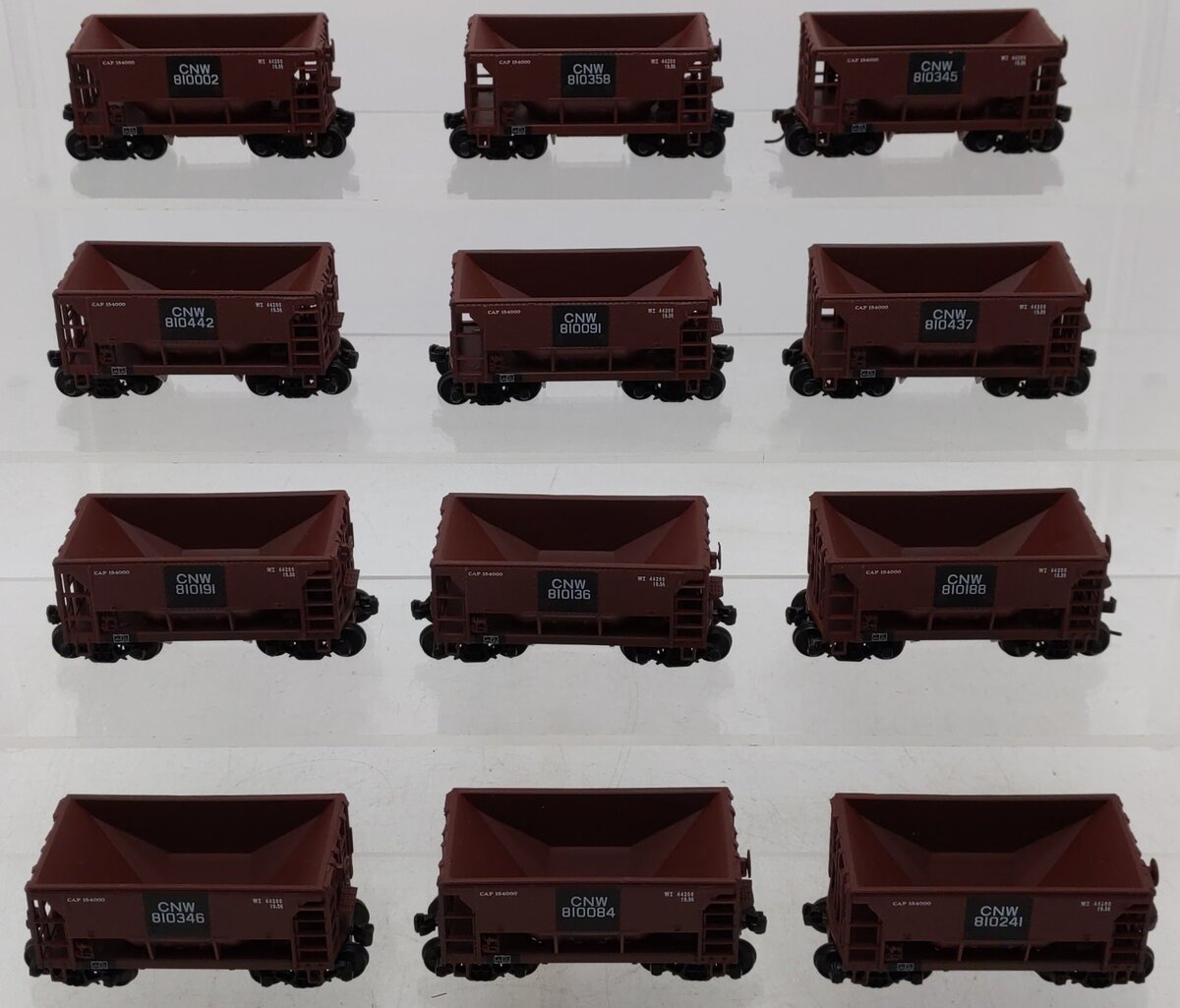 Walthers 932-4453 HO C & NW Ore Cars 12-Pack EX/Box