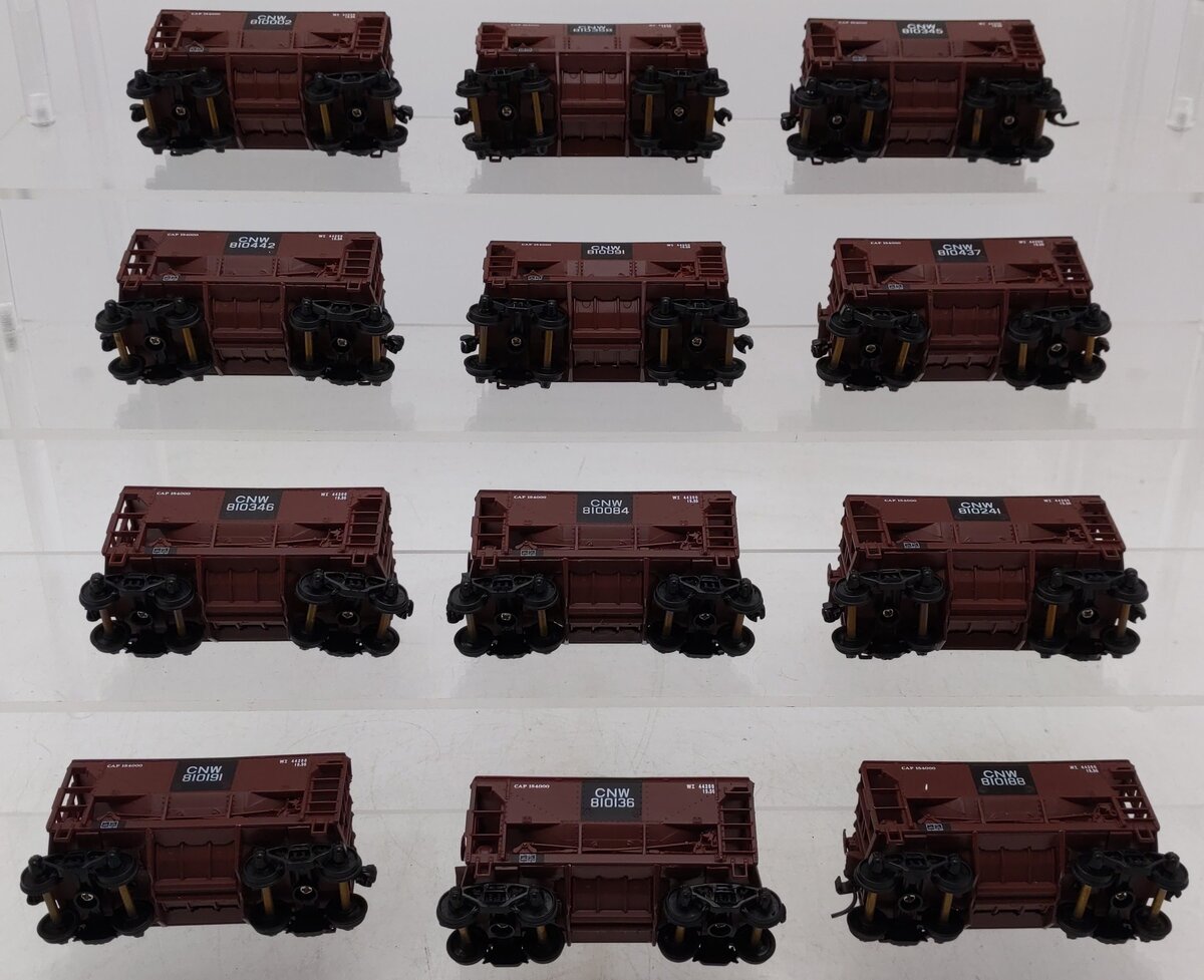 Walthers 932-4453 HO C & NW Ore Cars 12-Pack EX/Box