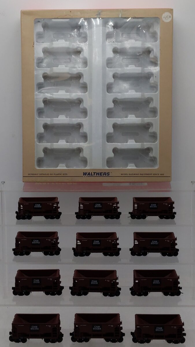 Walthers 932-4453 HO C & NW Ore Cars 12-Pack EX/Box