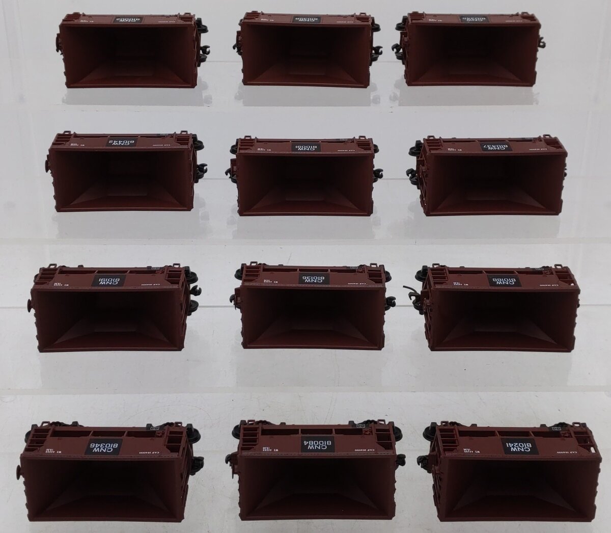 Walthers 932-4453 HO C & NW Ore Cars 12-Pack EX/Box
