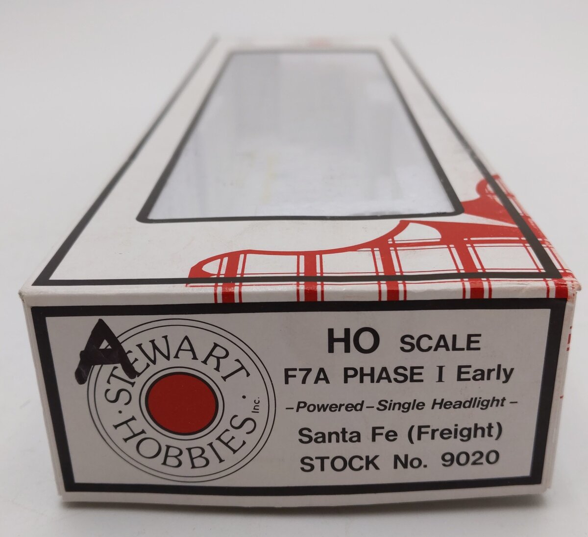 Stewart 9020 HO Scale Santa Fe F7A Phase I Early Powered Diesel Locomotive VG/Box