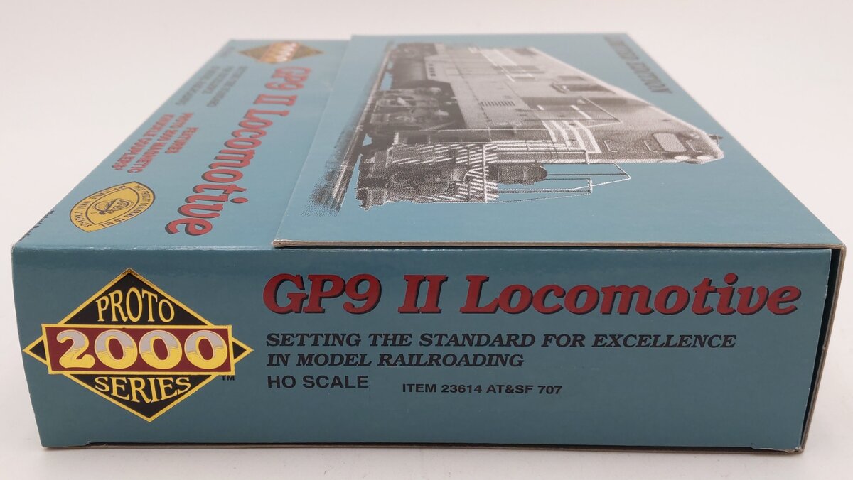 Proto 2000 23614 HO Scale ATSF EMD GP9 II Diesel Locomotive #707 LN/Box