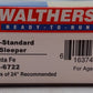 Walthers 932-6722 HO Santa Fe Pullman-Standard 6-6-4 Sleeper Car EX/Box