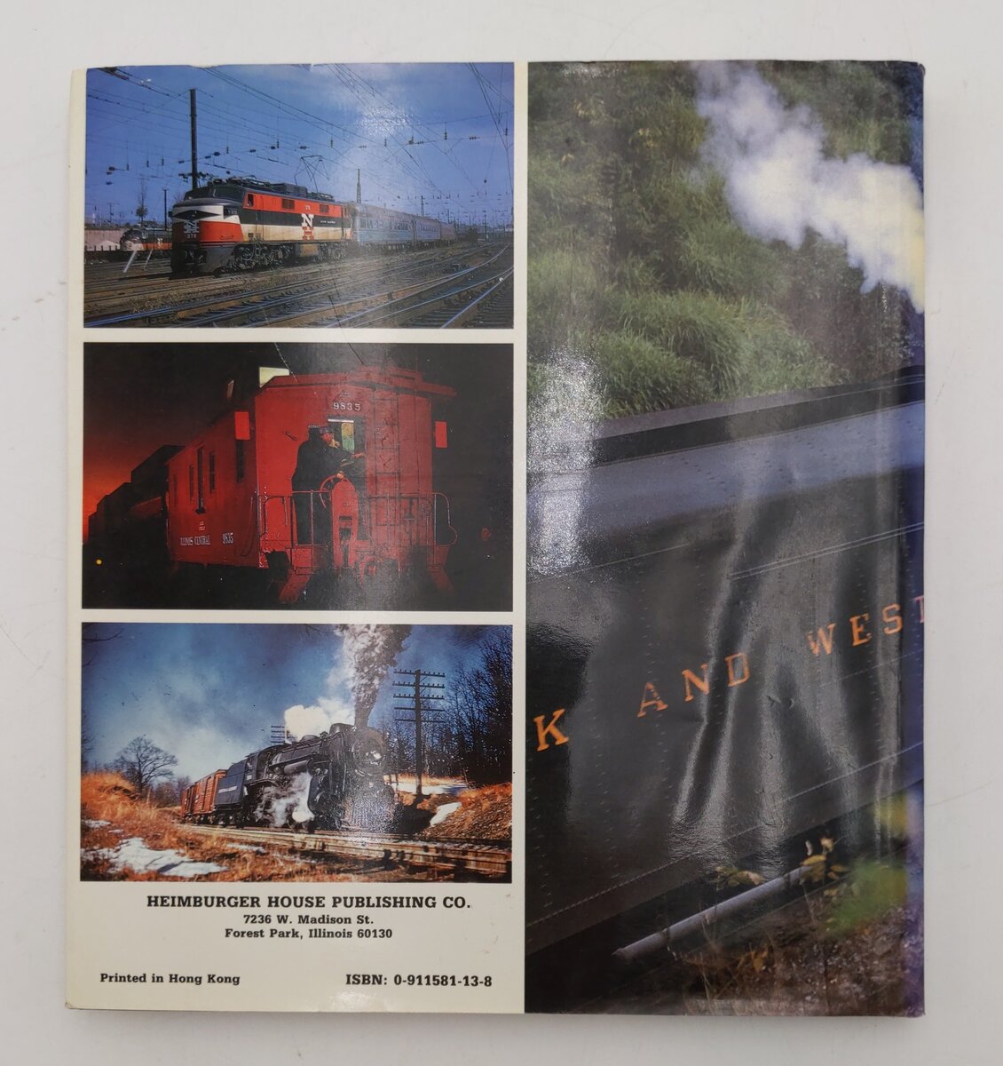 Trains of America  Hardcover Book By Donald J. Heimburger VG