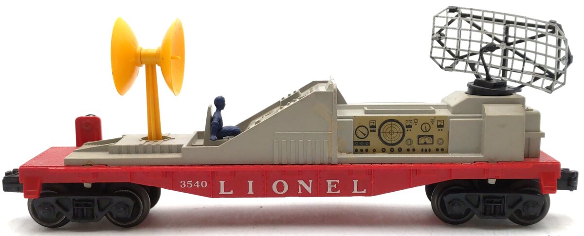 Lionel 3540 Vintage O Gauge Operating Radar Car VG