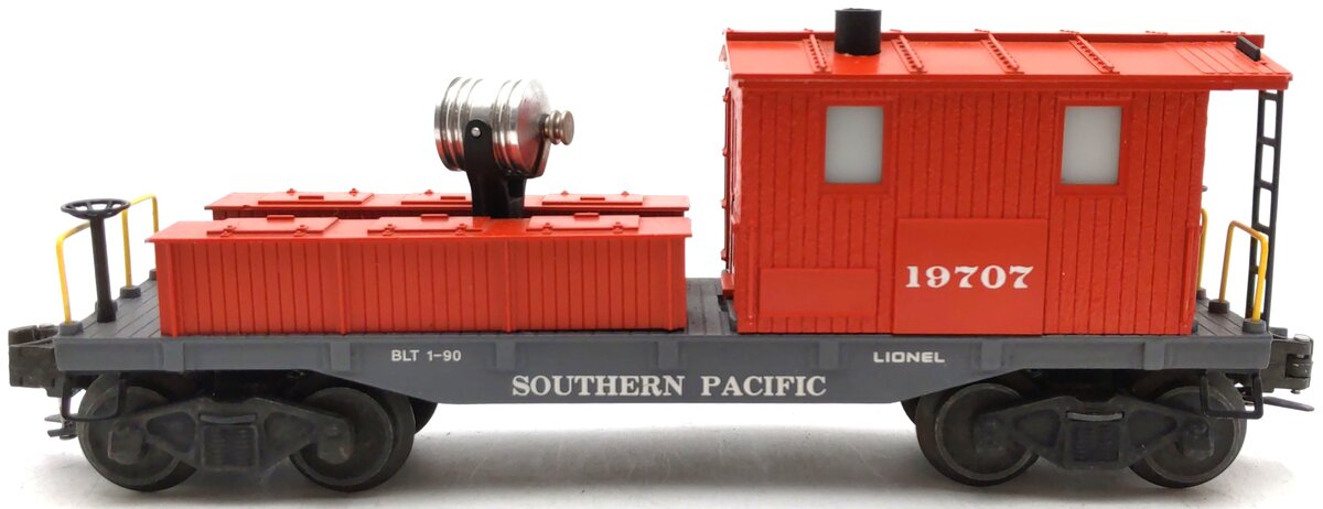 Lionel 6-19707 O Gauge Southern Pacific Searchlight Work Caboose #19707 EX