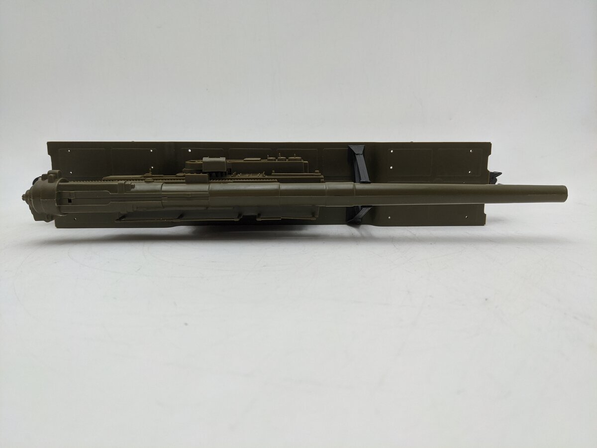 K-Line K662-8011 O Gauge DODX Depressed Center Flatcar w/Cannon EX/Box