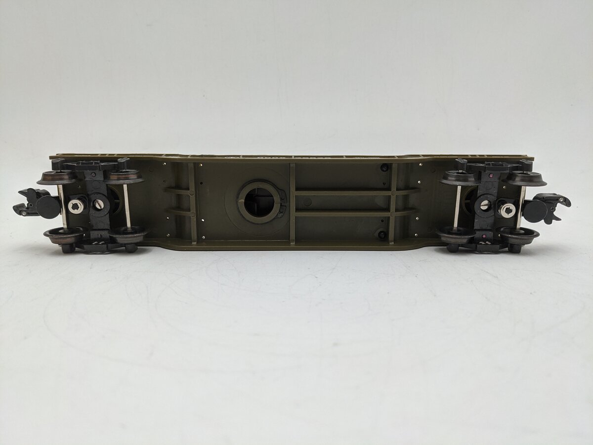 K-Line K662-8011 O Gauge DODX Depressed Center Flatcar w/Cannon EX/Box