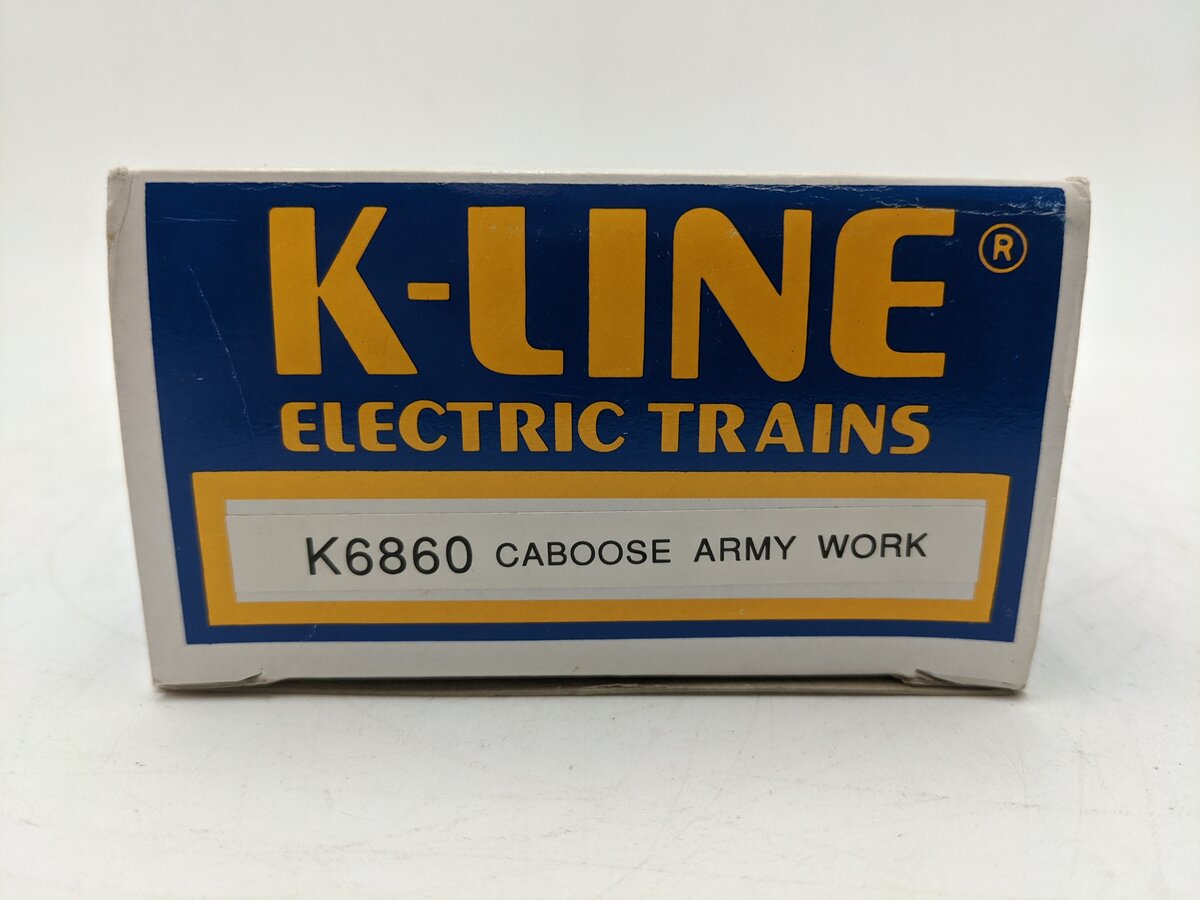 K-Line K6860 O Gauge Army Medical Department Work Caboose EX/Box