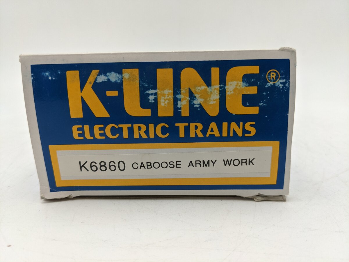 K-Line K6860 O Gauge Army Medical Department Work Caboose EX/Box