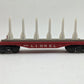 Lionel 6-39458 O Gauge PWC Red Flatcar #6844 with 6 Missiles EX/Box