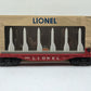 Lionel 6-39458 O Gauge PWC Red Flatcar #6844 with 6 Missiles EX/Box