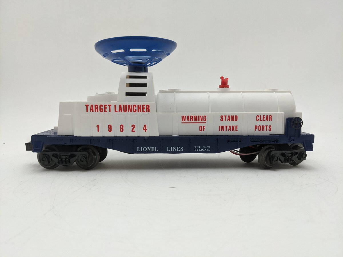 Lionel 6-19824 O Gauge U.S. Army Operating Target Launching Car EX