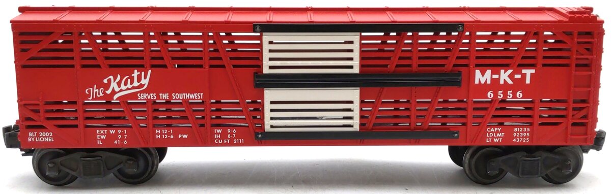 Lionel 6-6556 O Gauge Missouri Kansas Texas Stock Car VG