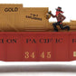 Lionel 6-3445 O Gauge Custom RGS Union Pacific LCA 2003 Gondola w/Gold LN
