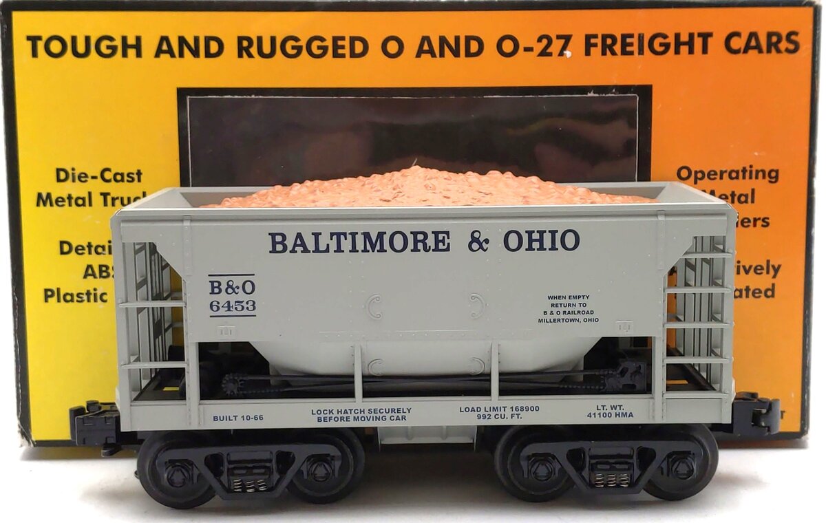 MTH 30-7518 O Gauge Baltimore & Ohio Ore Car #6453 LN/Box