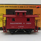 MTH 30-7728 O Gauge Baltimore & Ohio Bobber Caboose EX/Box