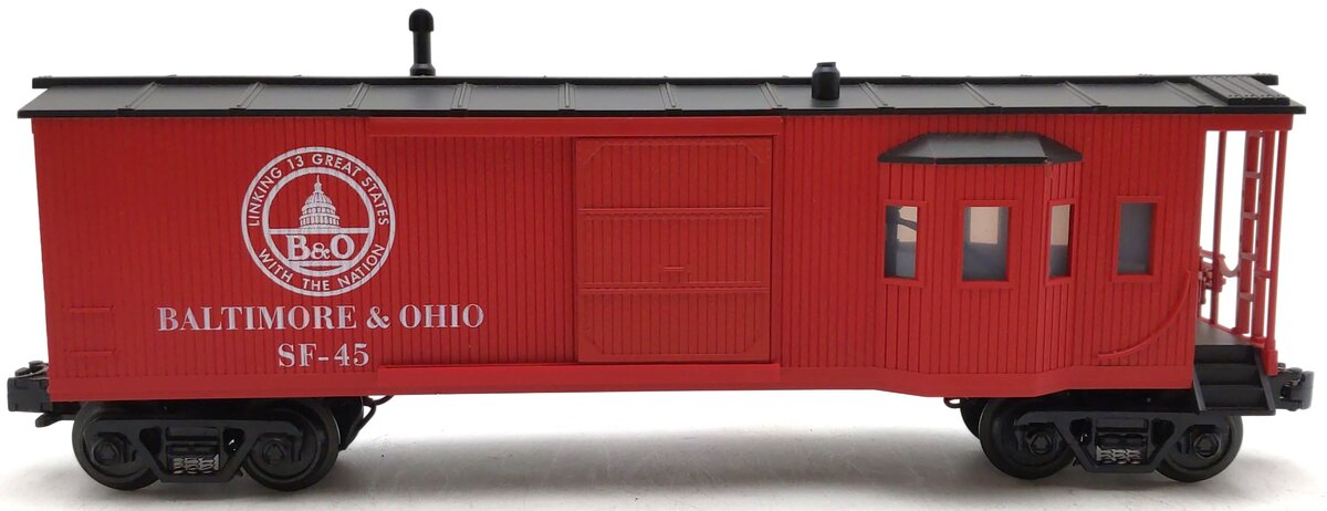 MTH O Gauge Baltimore & Ohio Work Caboose #SF-45 EX